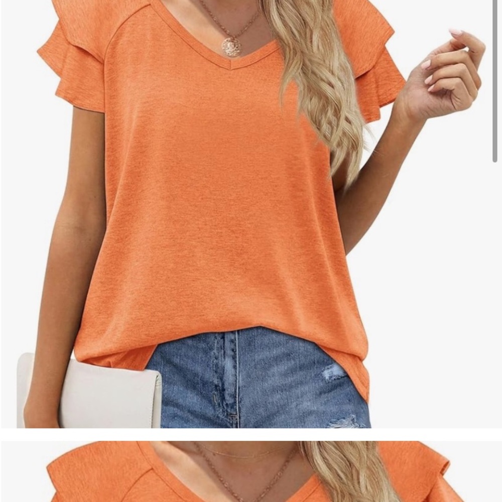 Orange Women's Top